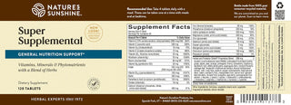 Super Supplemental for antioxidants, minerals & overall health support