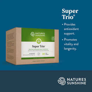 Super Trio <br> For cardiovascular health and antioxidant support
