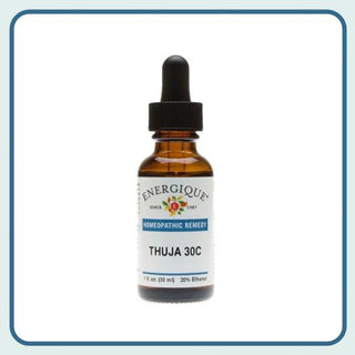 Thuja 30C - 1 oz. May temporarily relieve warts and sensitive skin.
