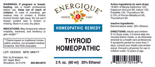 Thyroid Homeopathic 2 oz. from Energique® Irritability, tiredness

