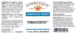 Tobaccostat 1 oz. from Energique® Detoxification tobacco exposure.
