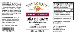 Una de Gato 2 oz. from Energique® Joint, immune, cardiovascular health
