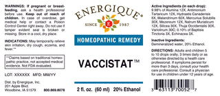 Vaccistat 2 oz. from Energique® Detoxification of used vaccinations.