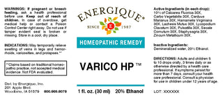 Varico HP 1 oz. from Energique® Swelling of veins in legs, hemorrhoids
