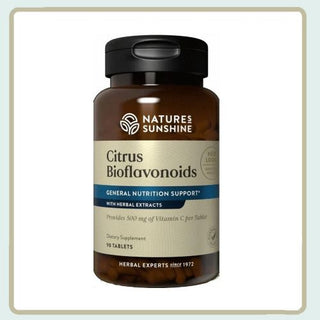 Vitamin C Citrus Bioflavonoids<br> Protects the body from free radical

