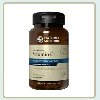 Vitamin C Time-Release (120 tabs)<br>Immunity & collagen production