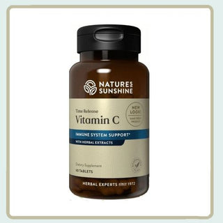 Vitamin C Time-Release (60 tablets)<br>Supports immune system & collagen production