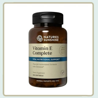 Vitamin E Complete w/Selenium  <br>(400 IU) - 200 softgel caps
