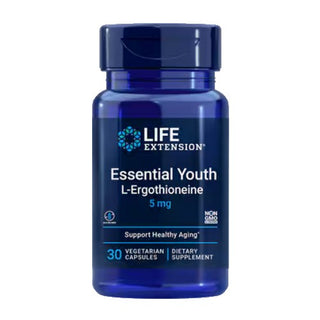 Essential Youth <br>L-Ergothioneine -  5 mg, 30 vegetarian capsules