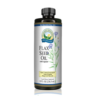 Flax Seed Oil Liquid (8 fl. oz.)<br>Constructs healthy cell membranes