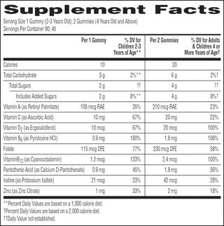 Children’s Multivitamin and Mineral Gummies - 90 Gummies